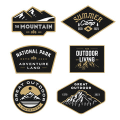 LazyChunks New Mountain,Traveling,Camping,Outdoor Living Patches | New Clothing Accessories for Enhance The beauty of T-Shirt,Jacket,Bags,caps etc.