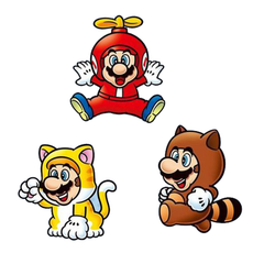 Lazychunks Printed Super Mario Characters Patches Combo Small for Clothes Jackets Pants Jeans Bags Multicolour Different Iron Patches.Pack of 3